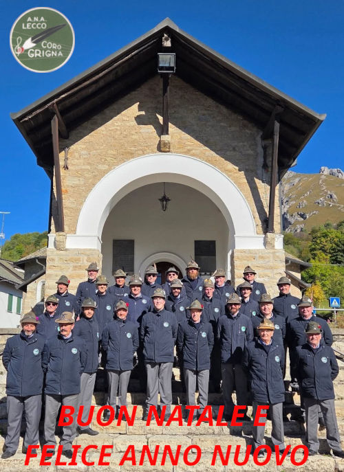 Auguri dal Coro Grigna